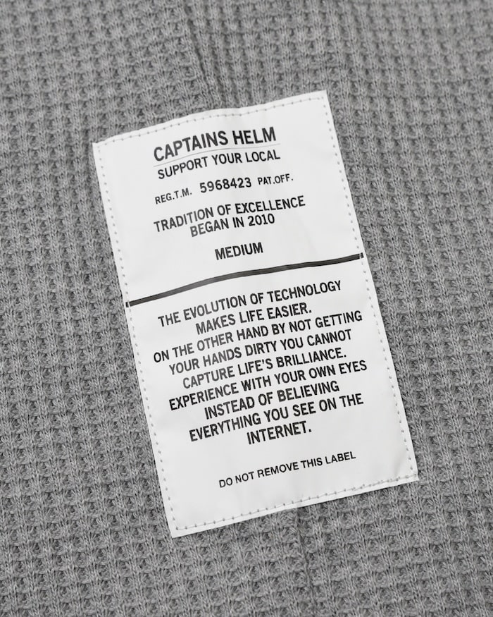 CAPTAINS HELM(キャプテンズヘルム)｜CUT OFF THERMAL LS TEE｜正規