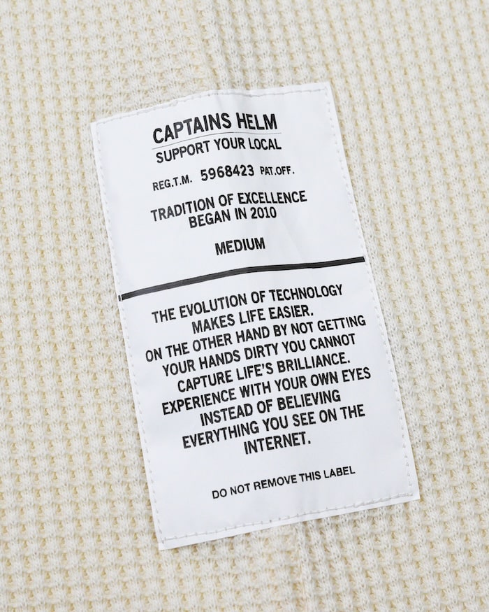 CAPTAINS HELM(キャプテンズヘルム)｜CUT OFF THERMAL LS TEE｜正規