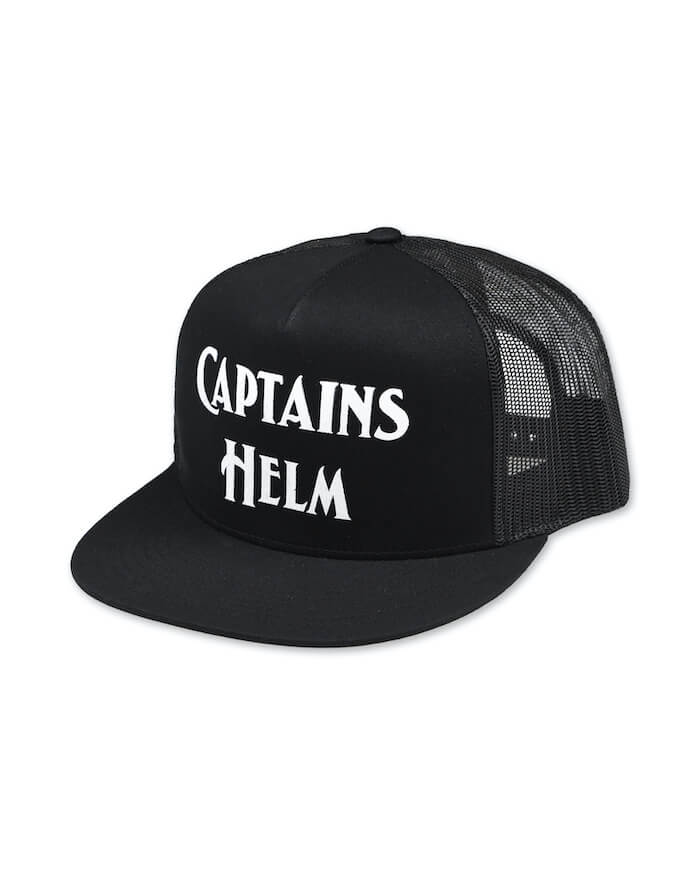 CAPTAINS HELM LOGO MESH CAP