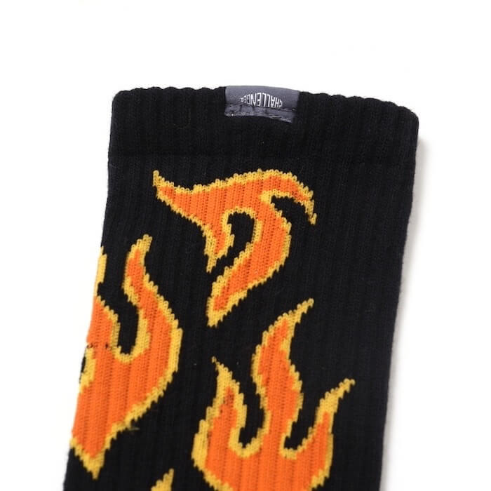 CHALLENGER FIRE SOCKS 未使用 チャレンジャー ソックス 黒 CHALLENGER(チャレンジャー)｜FIRE SOCKS｜正規通販取扱店 In STATE