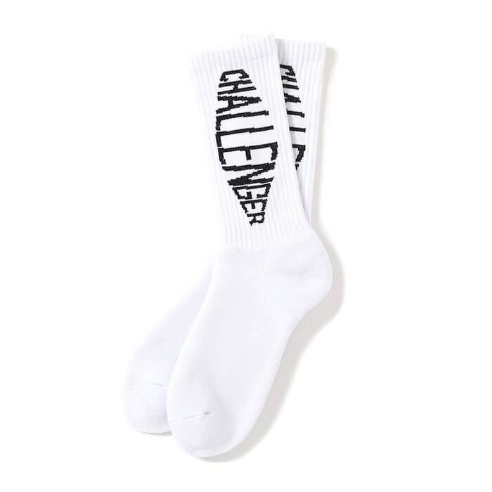 CHALLENGER チャレンジャー　ソックス白黒2足セット CHALLENGER(チャレンジャー)｜FISH LOGO SOCKS｜正規通販取扱店 In STATE