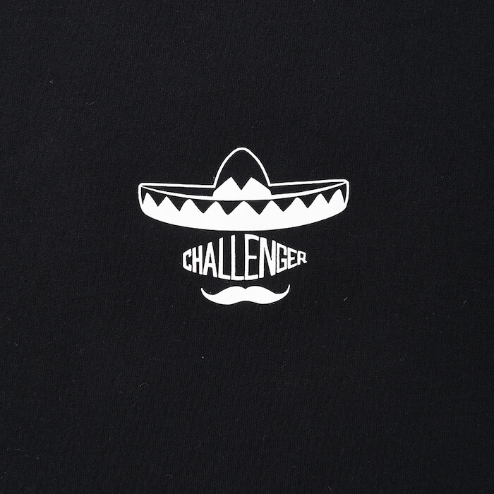 CHALLENGER SOMBRERO チャレンジャー Tシャツ BLACK CHALLENGER(チャレンジャー)｜SOMBRERO TEE｜正規通販取扱店 In STATE