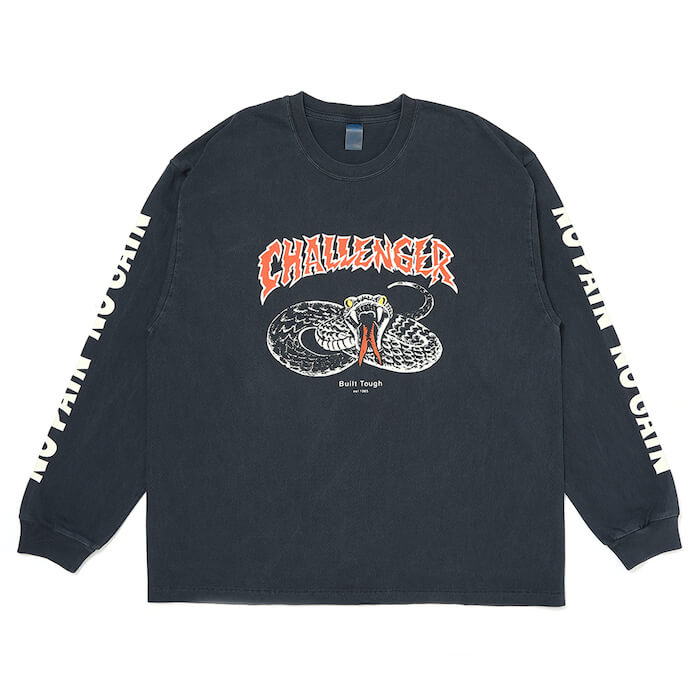CHALLENGER L/S PIGMENT SNAKE TEE