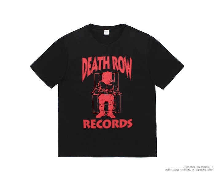 新品　DEATH ROW RECORDS Tシャツ ホワイト ＸＬ　ワコマリア WACKO MARIA(ワコマリア) / DEATH ROW RECORDS / WASHED HEAVY WEIGHT