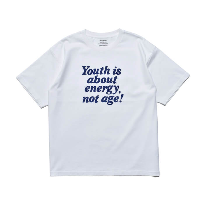 MINEDENIM Youth is about energy Crewneck Tee