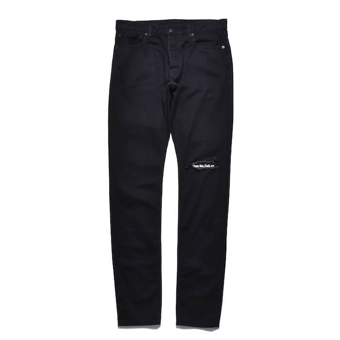 MINEDENIM Black STR Denim S.Slim Jeans KST