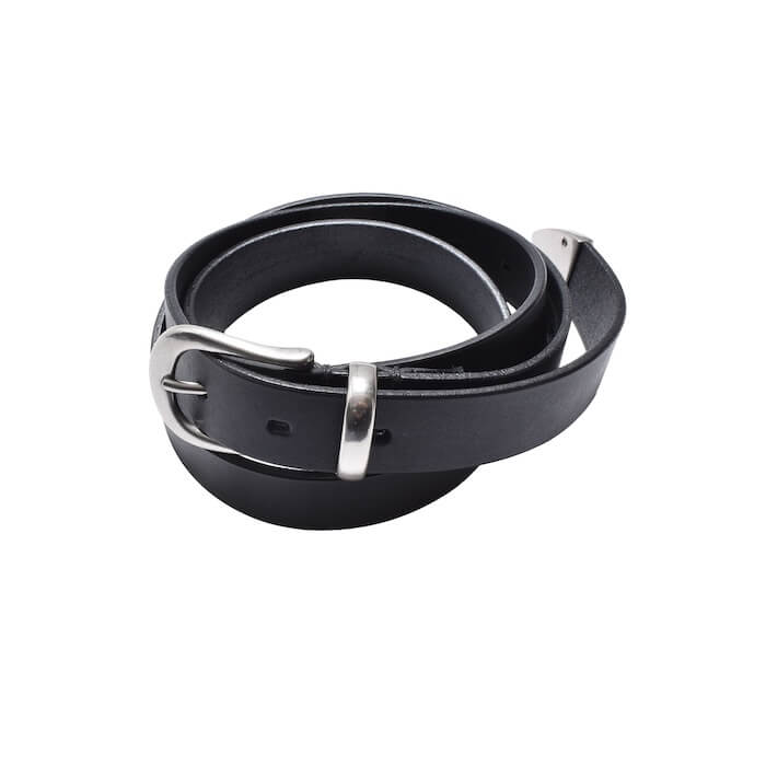 MINEDENIM Leather Long Western Belt