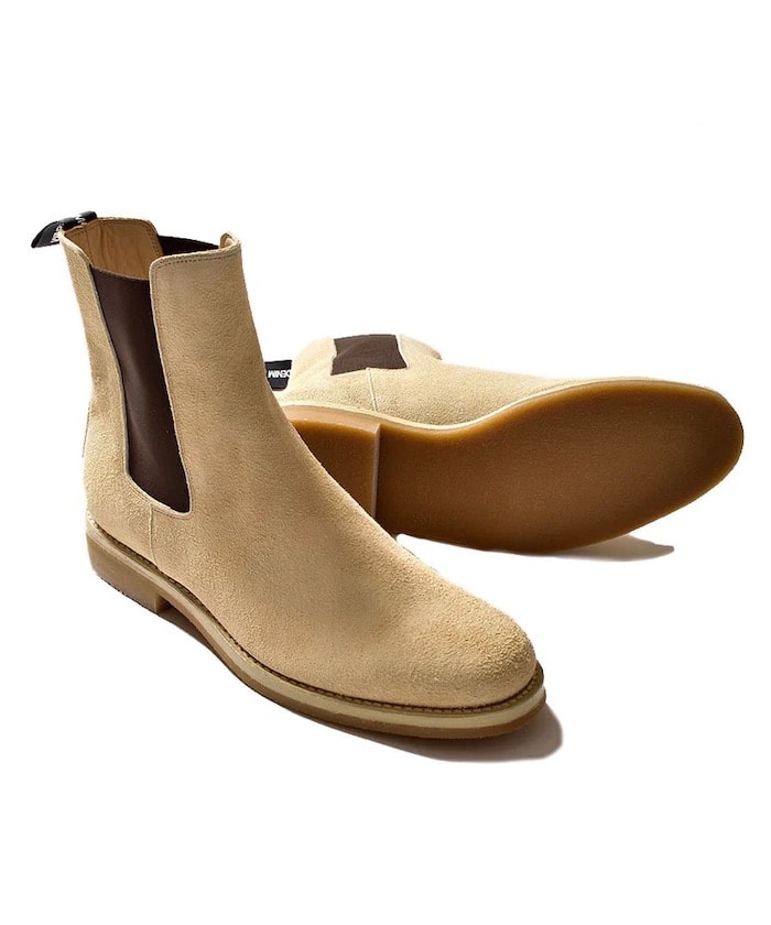 MINEDENIM(マインデニム)｜Suede Leather Side Gore Boots｜正規通販 