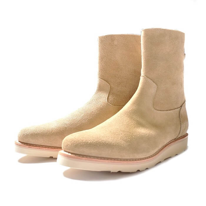 MINEDENIM(マインデニム)｜Suede Leather Back Zip Boots｜正規通販 