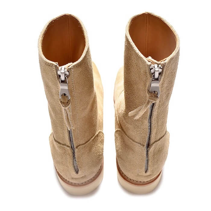 MINEDENIM(マインデニム)｜Suede Leather Back Zip Boots｜正規通販 