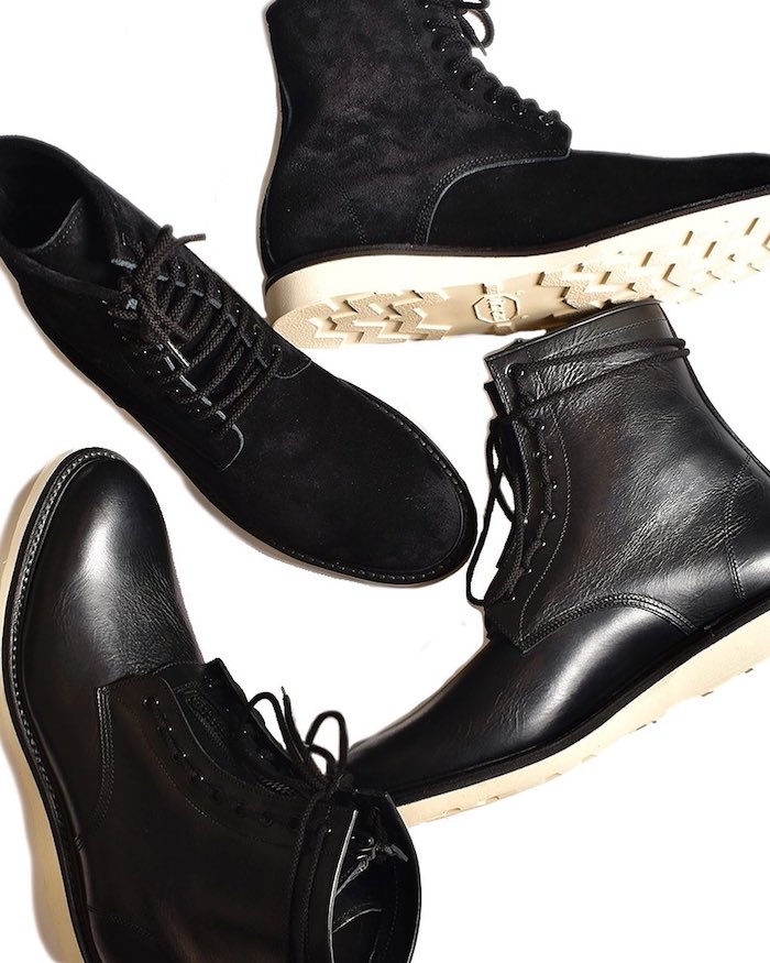 MINEDENIM(マインデニム)｜Suede Leather Zipper Unit Military Boots