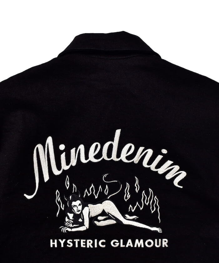【MINEDENIM】HYSTERIC GLAMOUR×MINEDENIM F.Black Denim JKT