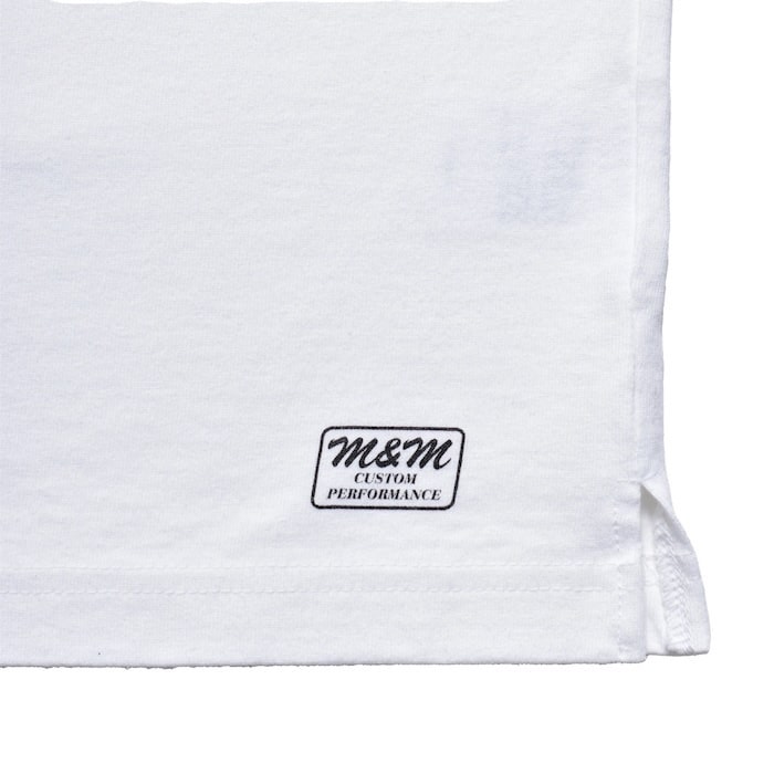 M&M MINEDENM Star Embroidery Pocket T白XL MINEDENIM(マインデニム)｜M&M × MINEDENIM Star Embroidery Pocket