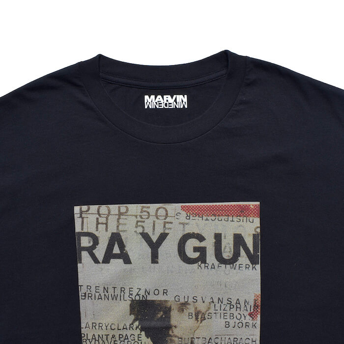 MINEDENIM×MARVIN マーヴィン　Tシャツ　キムタク　アンディ　黒 MINEDENIM(マインデニム)｜MARVIN 