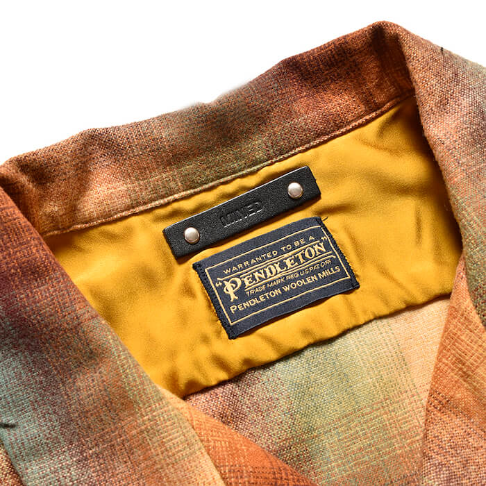 MINEDENIM× PENDLETON W.Check Double サイズ2 MINEDENIM - × PENDLETON W.Check Double Pocket Ooen Collar SH （BRT