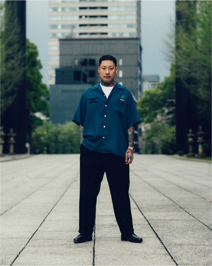 【正規品】即完wackomaria×舐達磨 殺人音楽 50sシャツSHIRT M WACKO MARIA 舐達磨 殺人音楽 50s SHIRT シャツ