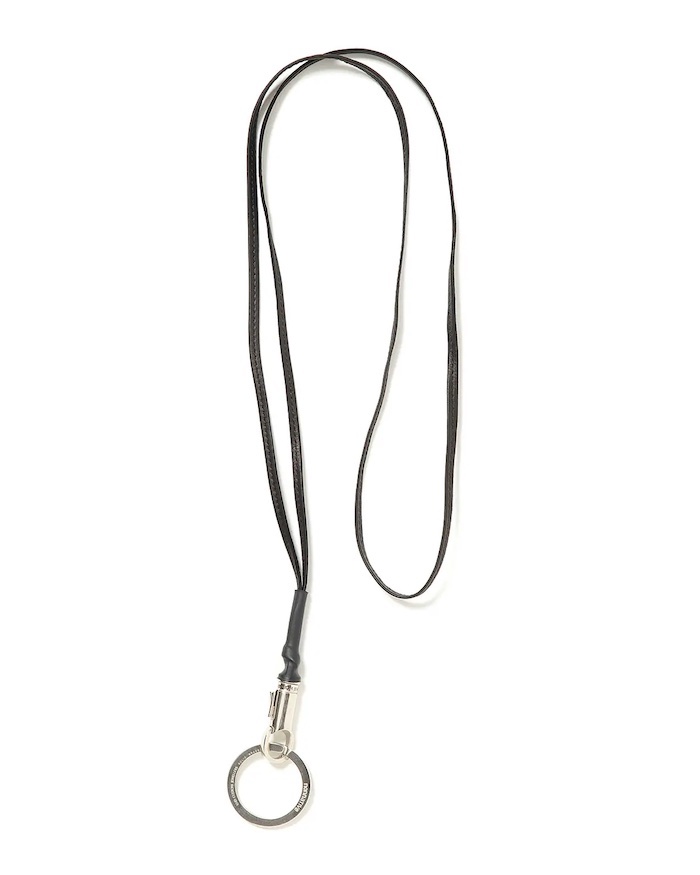 nonnative(ノンネイティブ)｜VOYAGER KEY RING WITH LEATHER STRAP by 