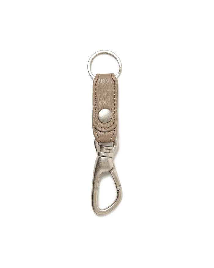 nonnative(ノンネイティブ)｜DWELLER KEY RING WITH LEATHER STRAP
