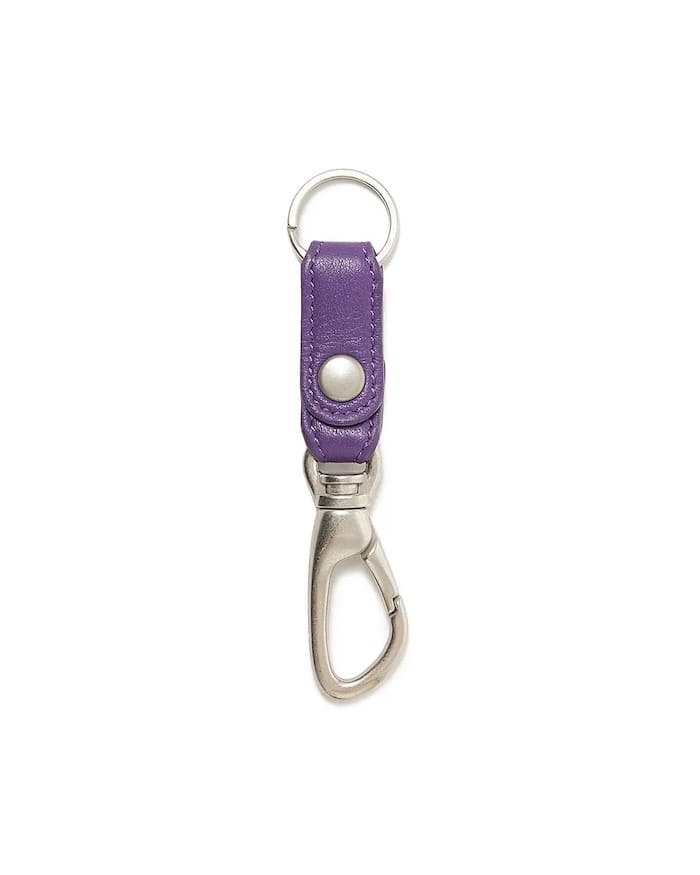 nonnative(ノンネイティブ)｜DWELLER KEY RING WITH LEATHER STRAP