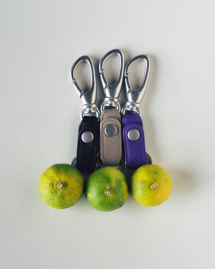 nonnative(ノンネイティブ)｜DWELLER KEY RING WITH LEATHER STRAP