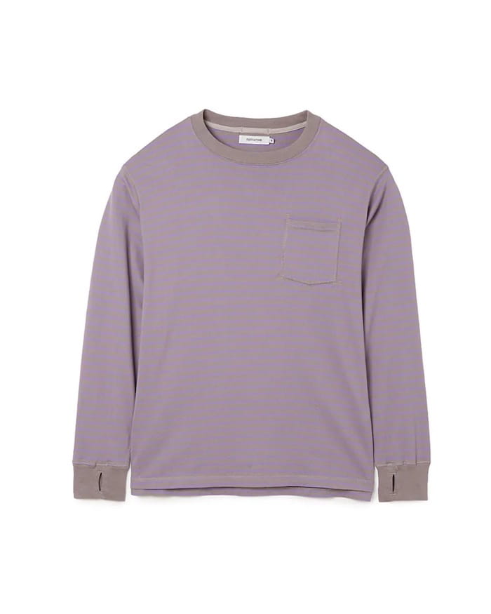nonnative DWELLER L/S TEE COTTON JERSEY BORDER