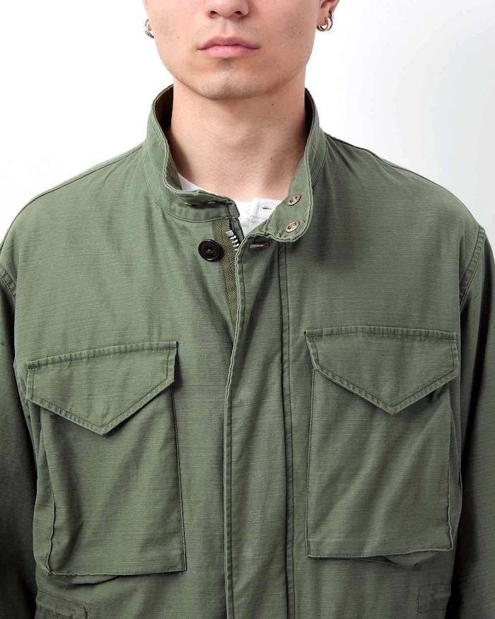 nonnative(ノンネイティブ)｜TROOPER JACKET COTTON BACKSATIN PIGMENT