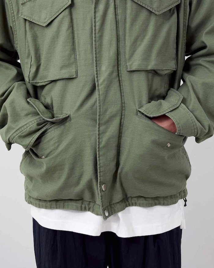 nonnative(ノンネイティブ)｜TROOPER JACKET COTTON BACKSATIN PIGMENT