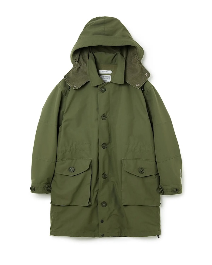 nonnative TROOPER LONG COAT POLY RIPSTOP WINDSTOPPER®