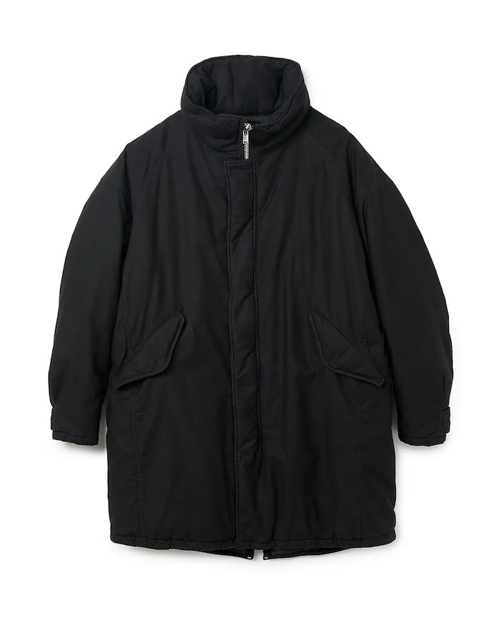 nonnative TROOPER PUFF COAT COTTON BACKSATIN PIGMENT DYE WITH WINDSTOPPER®