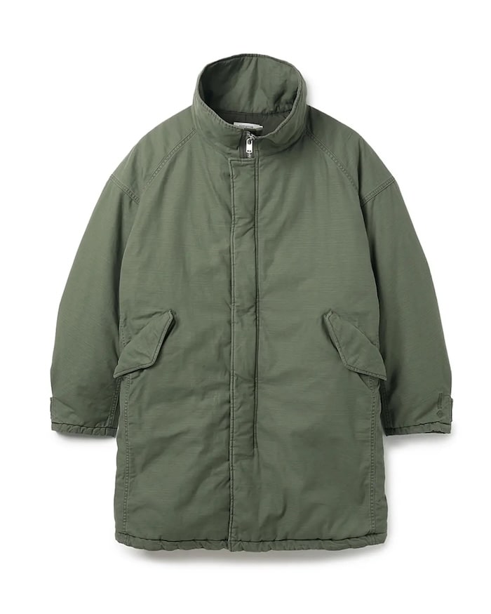 nonnative(ノンネイティブ)｜TROOPER PUFF COAT COTTON BACKSATIN