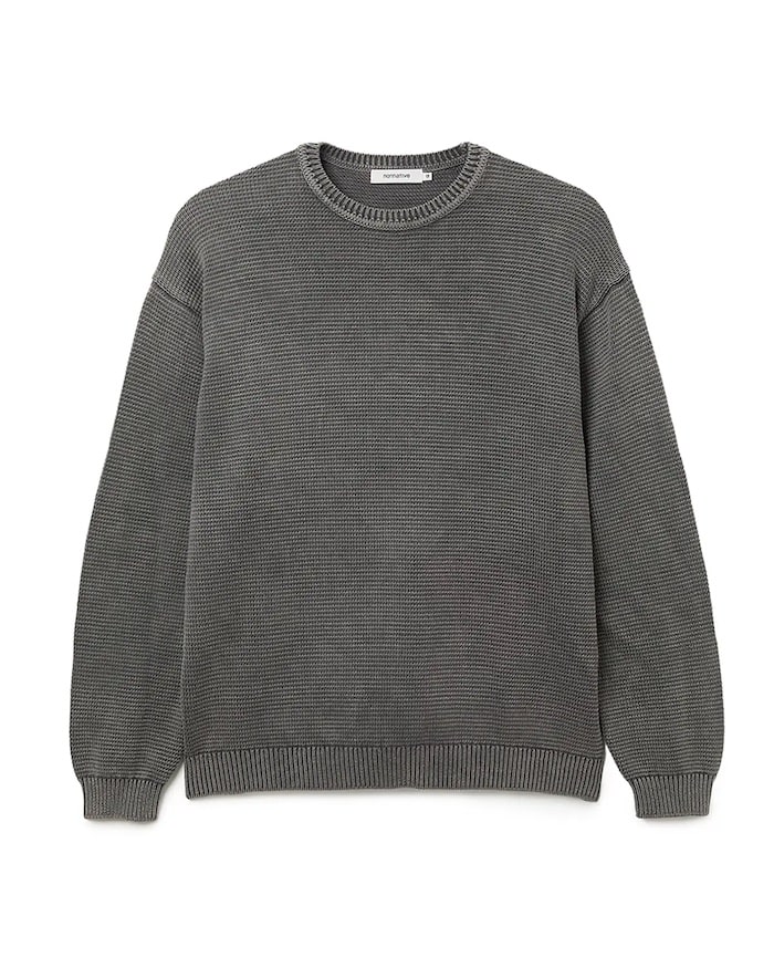 nonnative ノンネイティブ　ウールジャケット　裏地ボーダー　ロゴ　グレー nonnative ノンネイティブ ウールジャケット 裏地ボーダー ロゴ