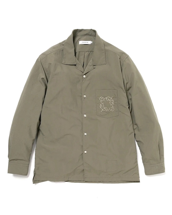 nonnative(ノンネイティブ)｜VOYAGER L/S SHIRT NYLON WEATHER｜正規 