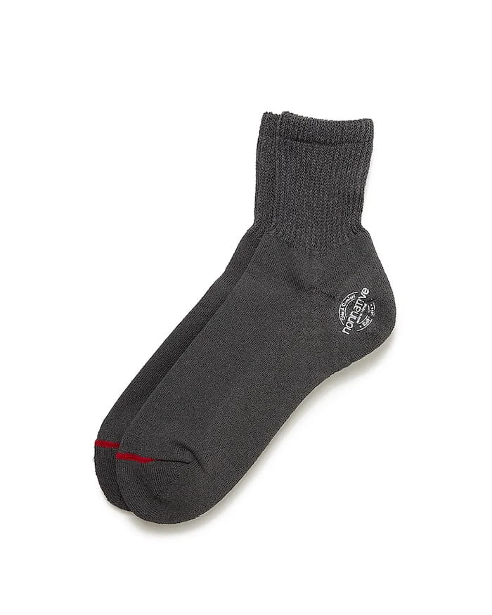 nonnative(ノンネイティブ)｜DWELLER SOCKS MID POLYESTER PAPER WOVEN