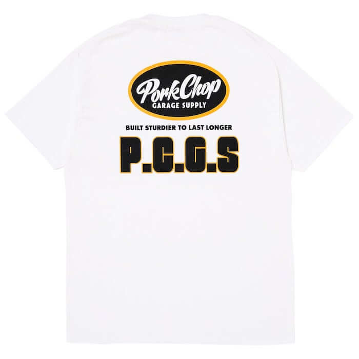 専用Porkchop P.C.G.S Tシャツ L ポークチョップ PORKCHOP - PCGS BLOCK TEE - WHITE / ショートスリーブTシャツ