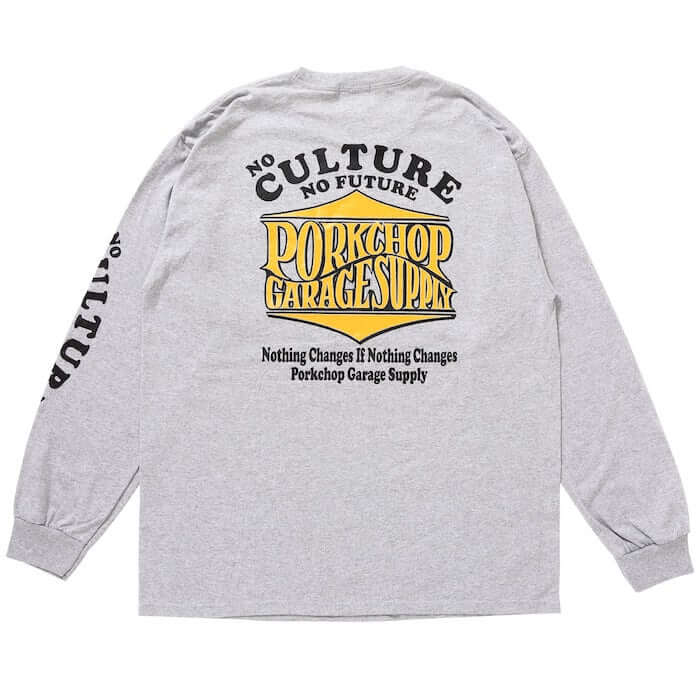 PORKCHOP GARAGE SUPPLY WAVE LOGO L/S TEE