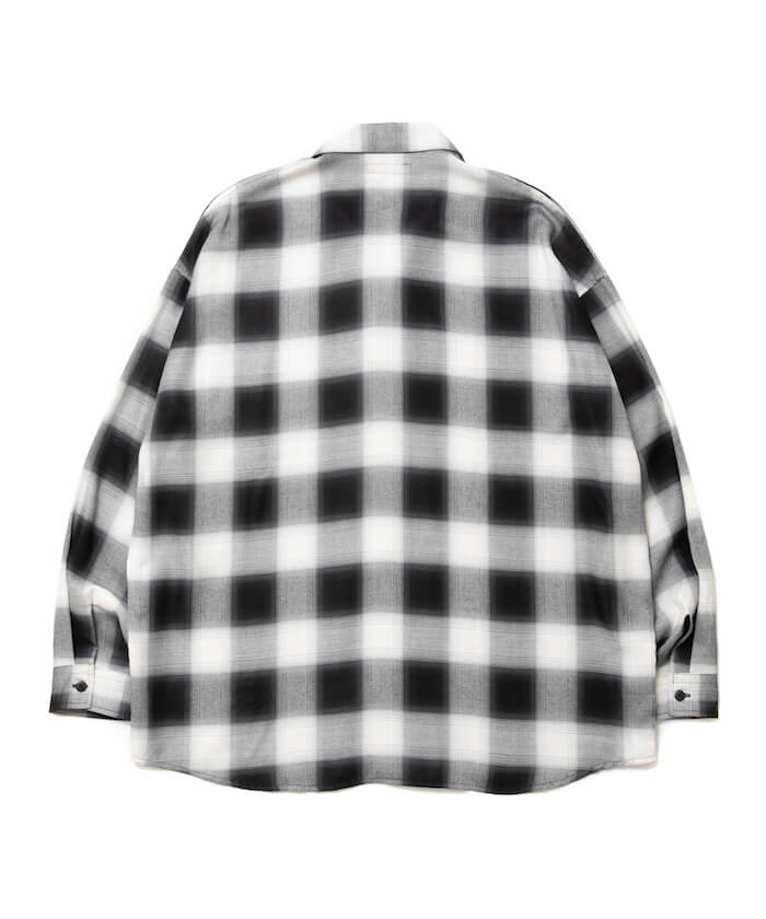 【美品】ROTTWEILER (ロットワイラー) OMBRE SHIRT ROTTWEILER (ロットワイラー) OPEN COLLAR OMBRE SHIRT