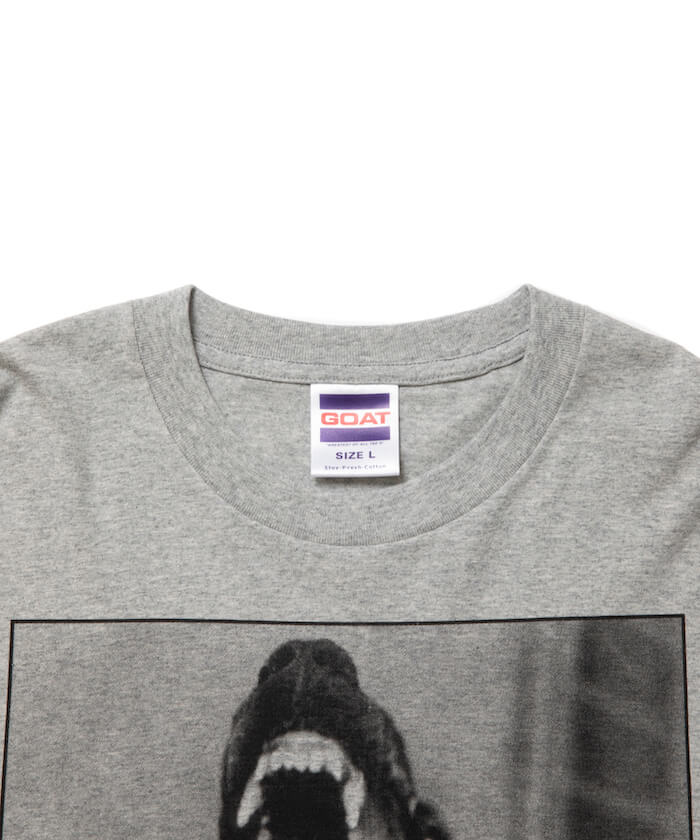 ROTTWEILER/DOG PHOTO LS TEE ロットワイラー ROTTWEILER - DOG PHOTO LS TEE (BLACK) / フォト プリント T