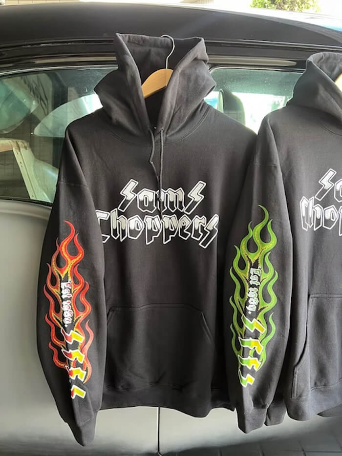 SAMS CHOPPERS(サムズチョッパーズ)｜SAMS FLAMES PULLOVER HOODIE