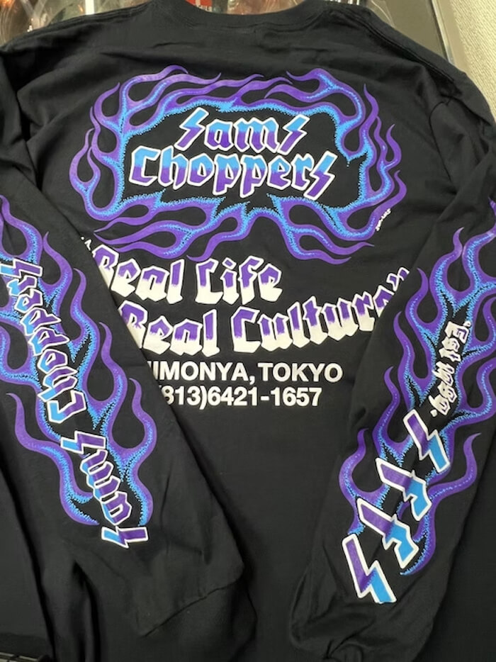 SAMS CHOPPERS(サムズチョッパーズ)｜SAMS FLAMES LONG SLEEVE TEE