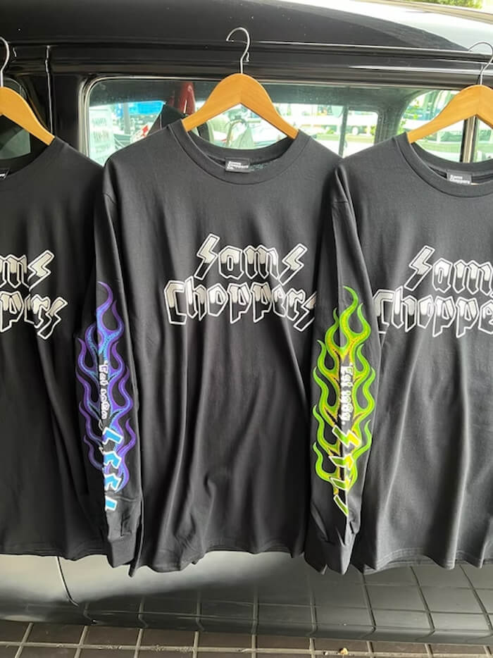 SAMS CHOPPERS(サムズチョッパーズ)｜SAMS FLAMES LONG SLEEVE TEE
