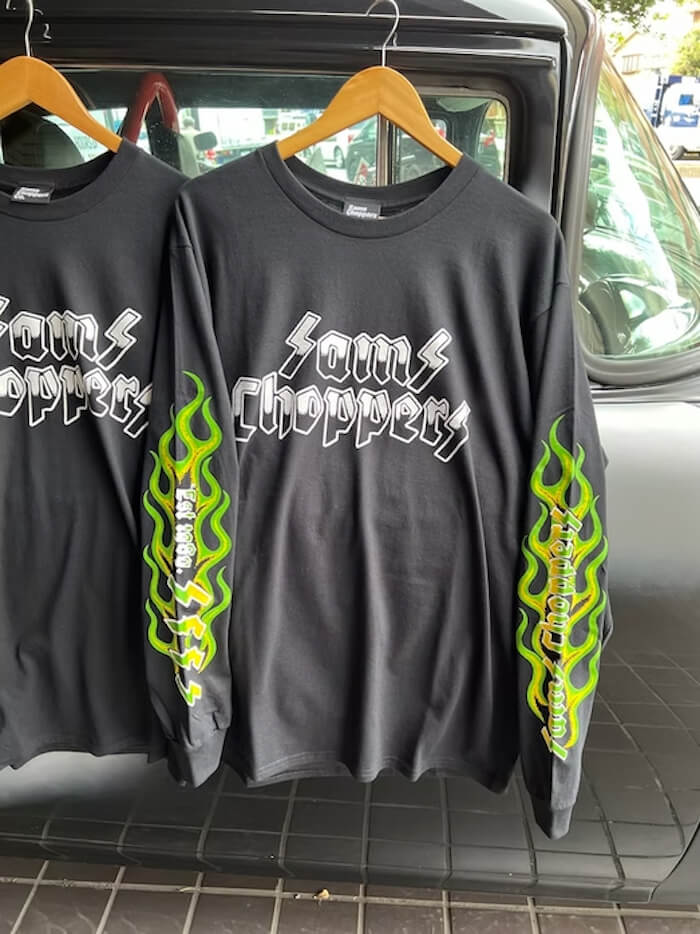 SAMS CHOPPERS(サムズチョッパーズ)｜SAMS FLAMES LONG SLEEVE TEE