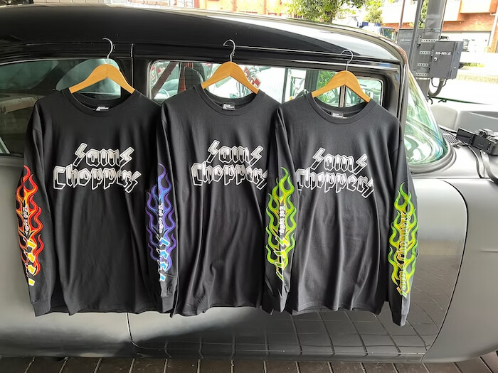 SAMS CHOPPERS(サムズチョッパーズ)｜SAMS FLAMES LONG SLEEVE TEE