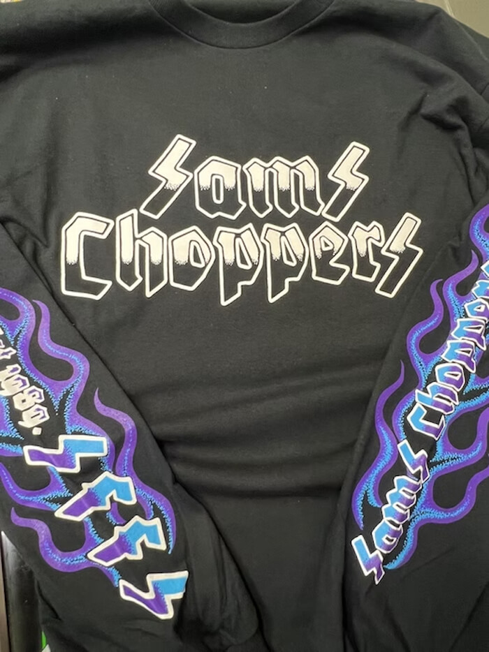 SAMS CHOPPERS(サムズチョッパーズ)｜SAMS FLAMES LONG SLEEVE TEE