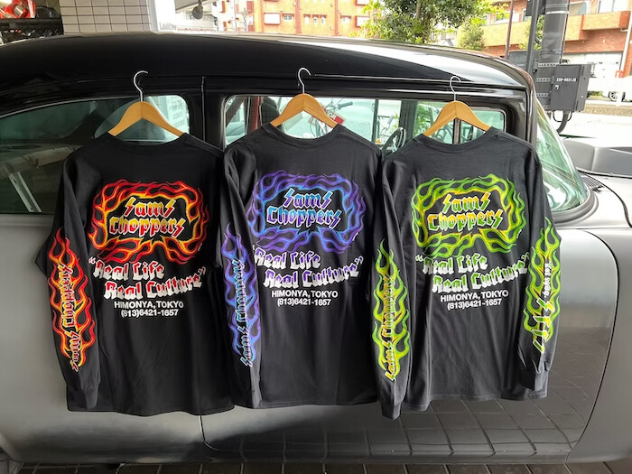 SAMS CHOPPERS(サムズチョッパーズ)｜SAMS FLAMES LONG SLEEVE TEE
