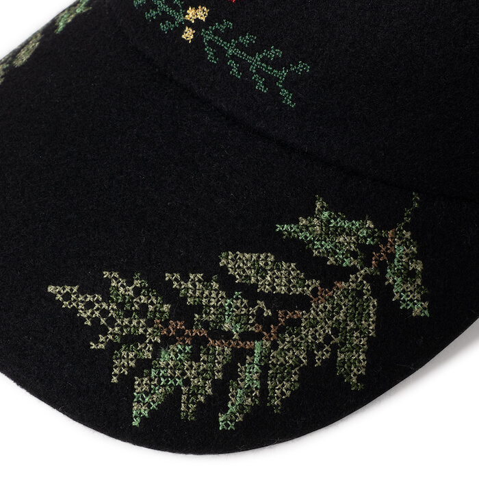 SON OF THE CHEESE サノバチーズFlower Knit Hat セール】【SON OF THE CHEESE / サノバチーズ】Flower Knit Hat