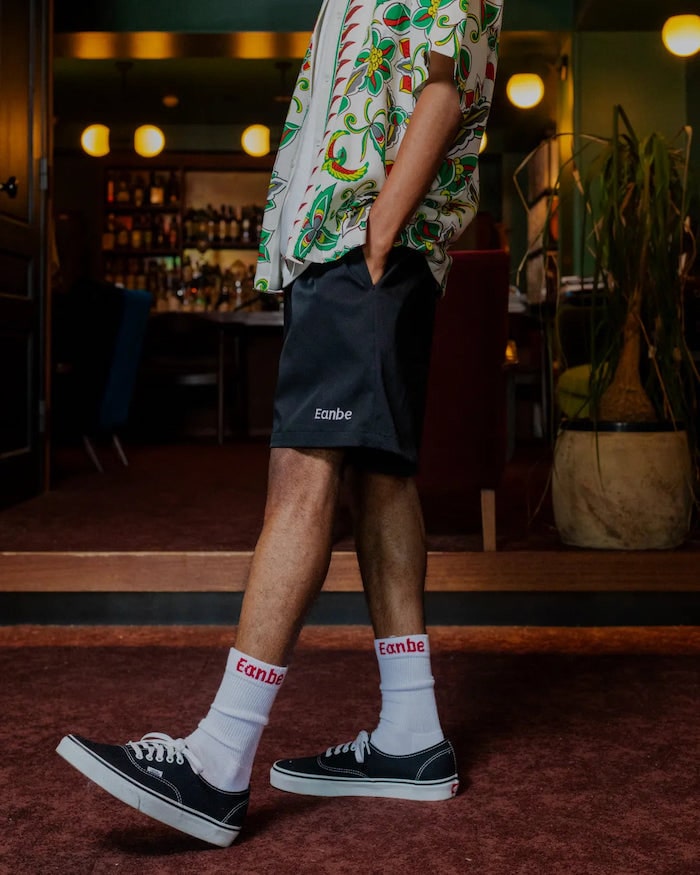 Eanbe(いあんべ)｜FRUIT OF THE LOOM LOGO SOCKS 2P SET｜正規
