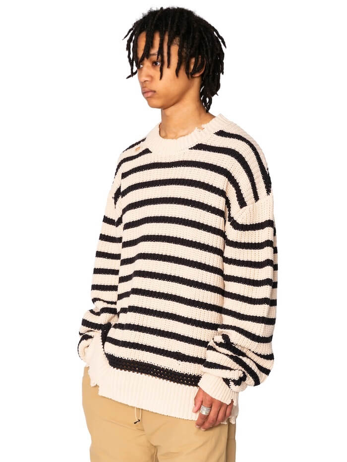 SandWaterr(サンドウォーター)｜ORGANIZED CREW NECK SWEATER / C ,A 