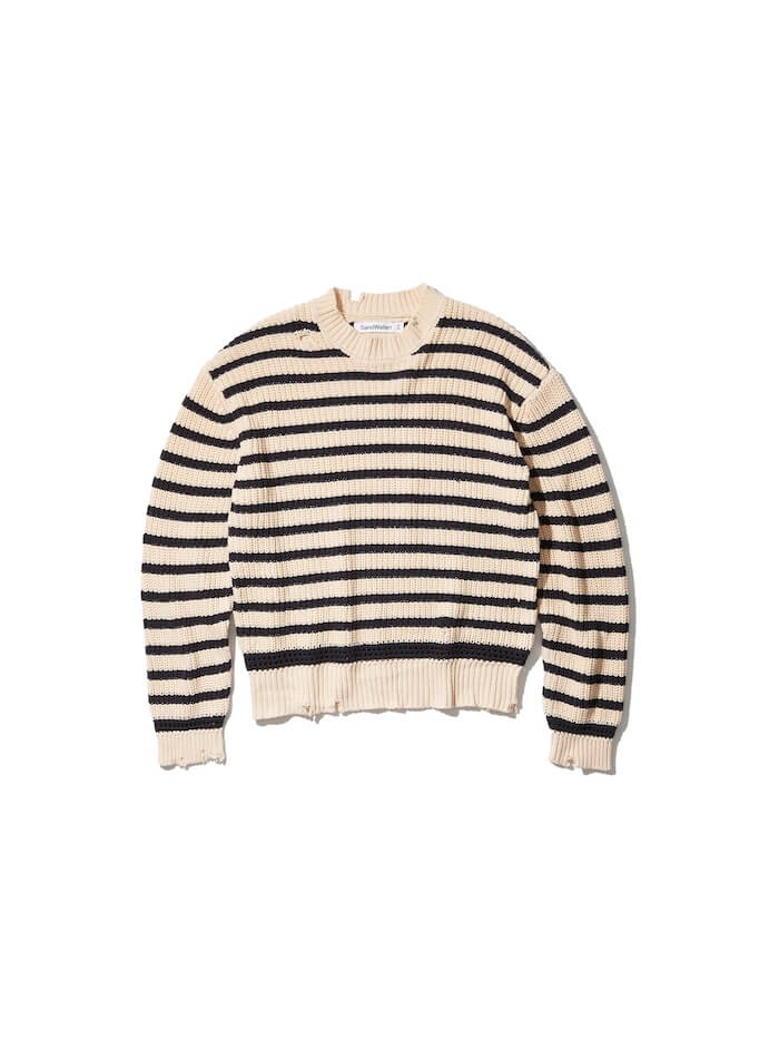 SandWaterr(サンドウォーター)｜ORGANIZED CREW NECK SWEATER / C ,A 