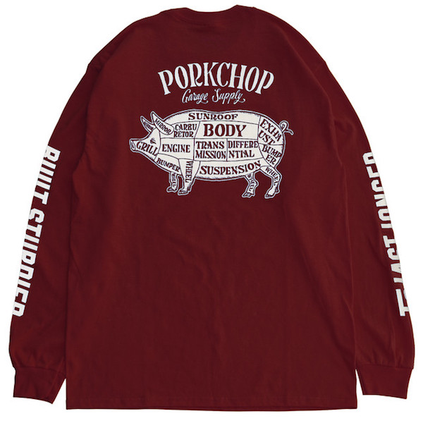 PORKCHOP GARAGE SUPPLY「PORK BACK LS TEE」 PORKCHOP GARAGE SUPPLY(ポークチョップガレージサプライ)｜PORK