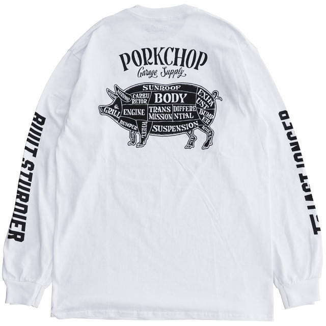 PORKCHOP GARAGE SUPPLY】PORK BACK L/S TEE｜In STATE